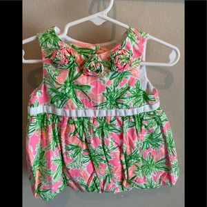 HTF Lilly Pulitzer Nibbles girls shift.